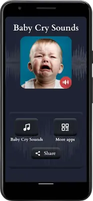 Baby Cry Sounds android App screenshot 3